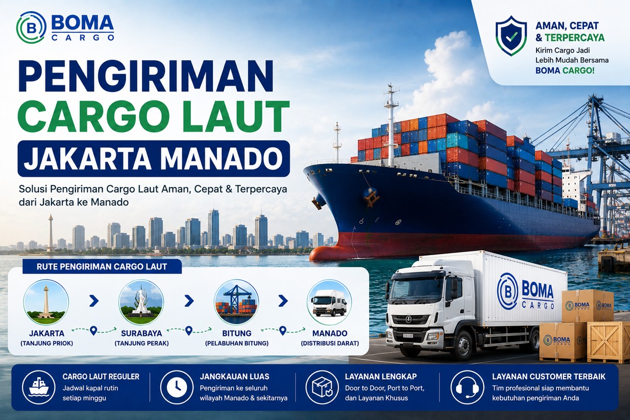 Solusi Pengiriman Barang Jakarta Manado yang Aman dan Terjangkau | Boma Cargo
