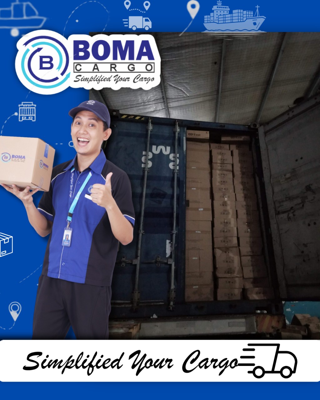 FCL ( FULL CONTAINER LOAD ) 1 X 20 FEET